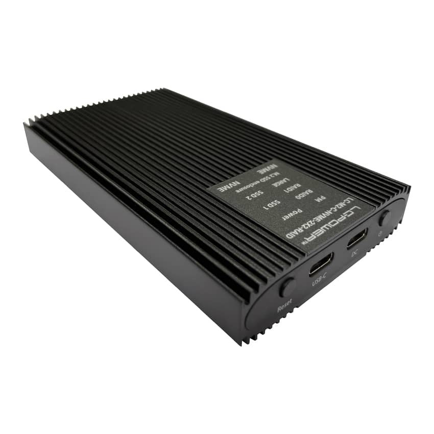 EAN 4262443280098 - LC-Power LC-M2-C-NVME-2X2-RAID caja para disco duro externo Caja externa para unidad de estado sólido (SS imagen 8