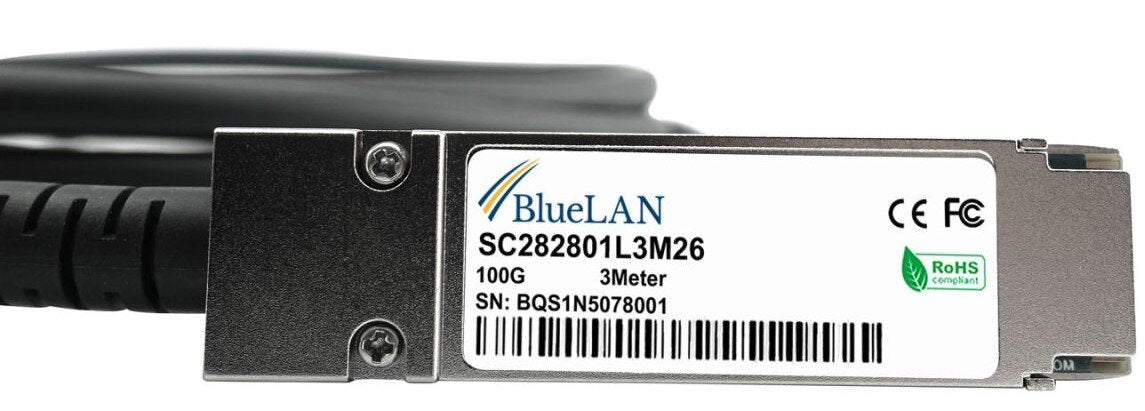 Blueoptics 100gb 3m Qsfp28 100gbase-Cr4 Dac( Acc763-10000s)
