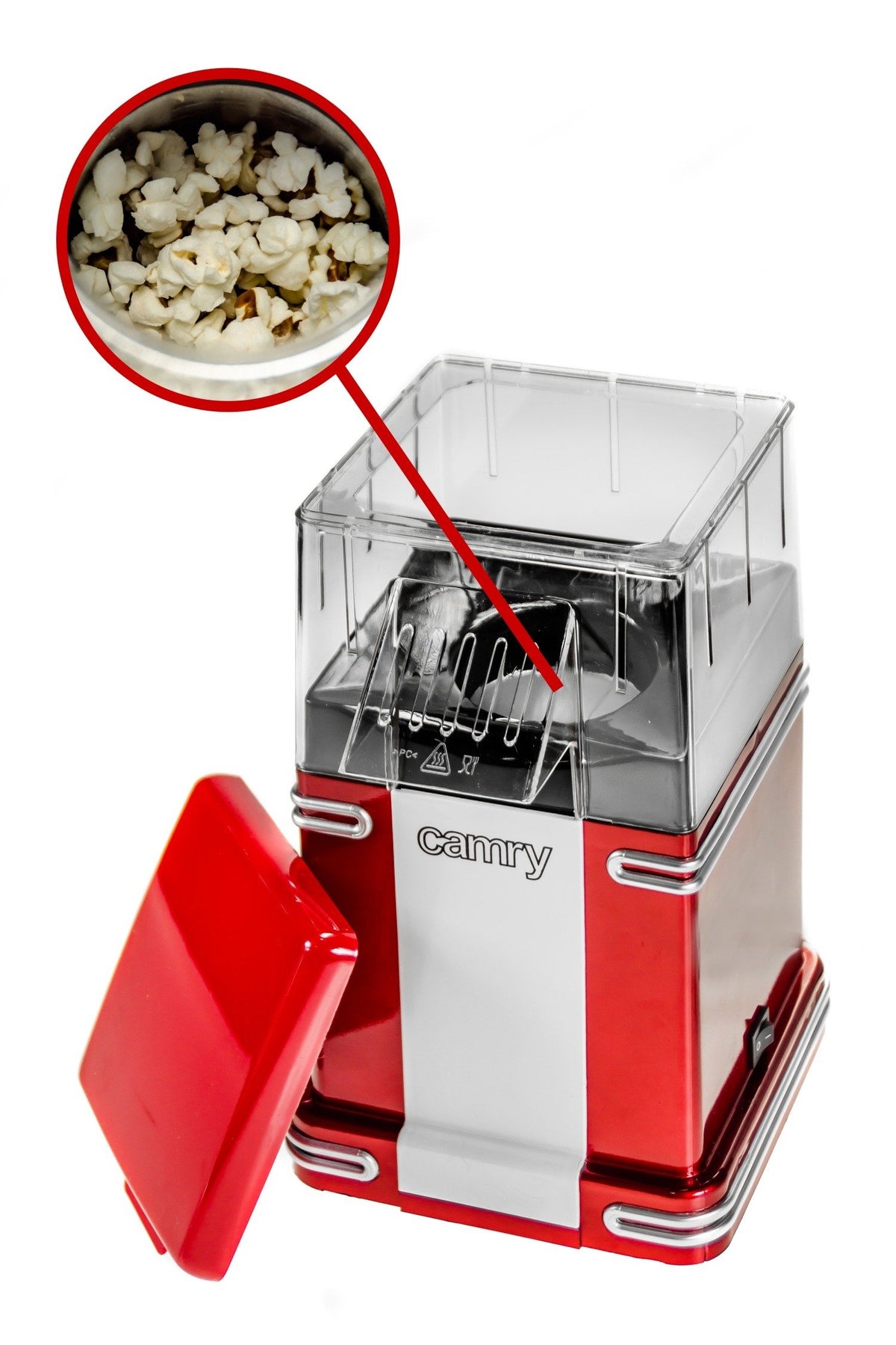 EAN 5908256839564 - Camry Premium CR 4480 palomitas de maiz poppers Rojo, Blanco 2,5 min 1200 W imagen 4