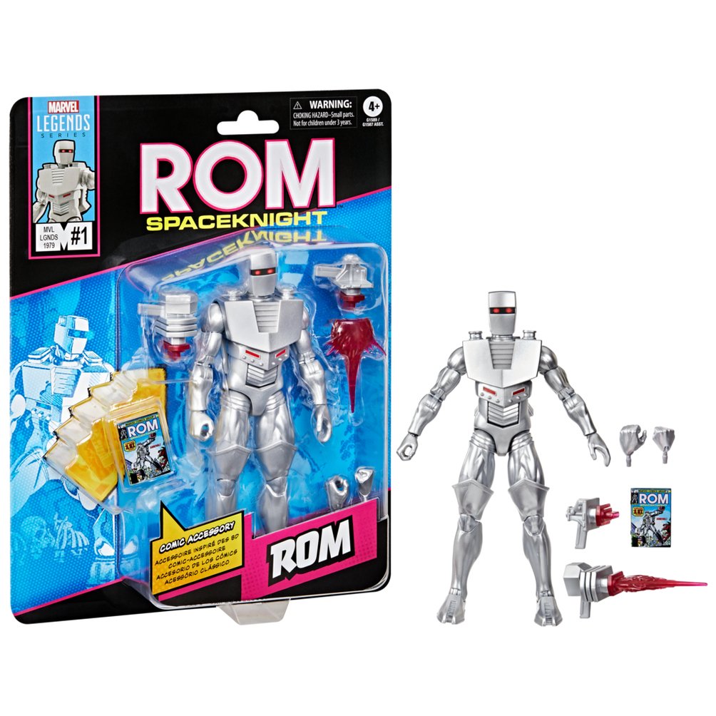 Figura Hasbro Marvel Legends Rom Spaceknight Mini Comics Rom