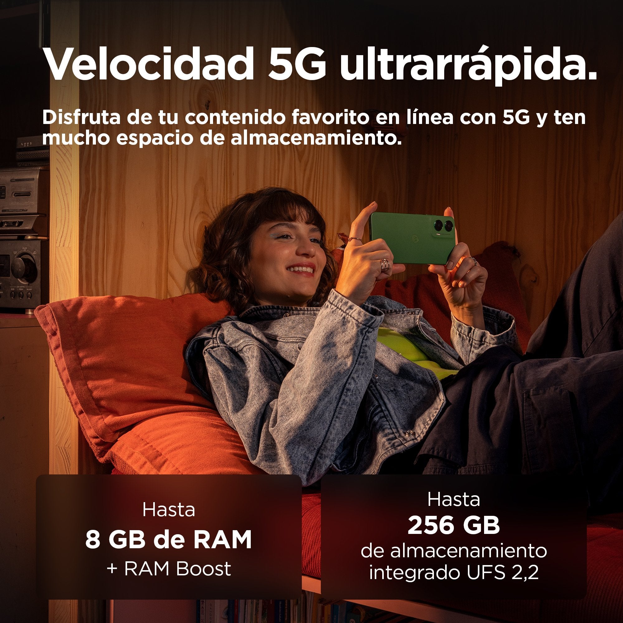 EAN 840023287824 - Motorola moto G35 5G 17,1 cm (6.72") SIM doble Android 14 USB Tipo C 4 GB 256 GB 5000 mAh Verde imagen 8