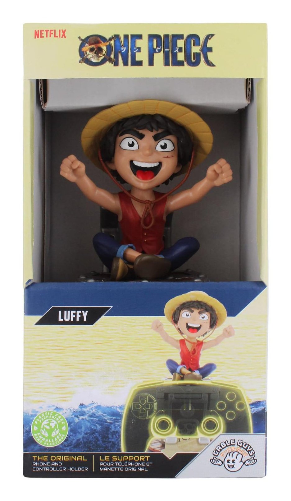 Cable Guy Soporte Sujeción Luffy One Piece 20cm