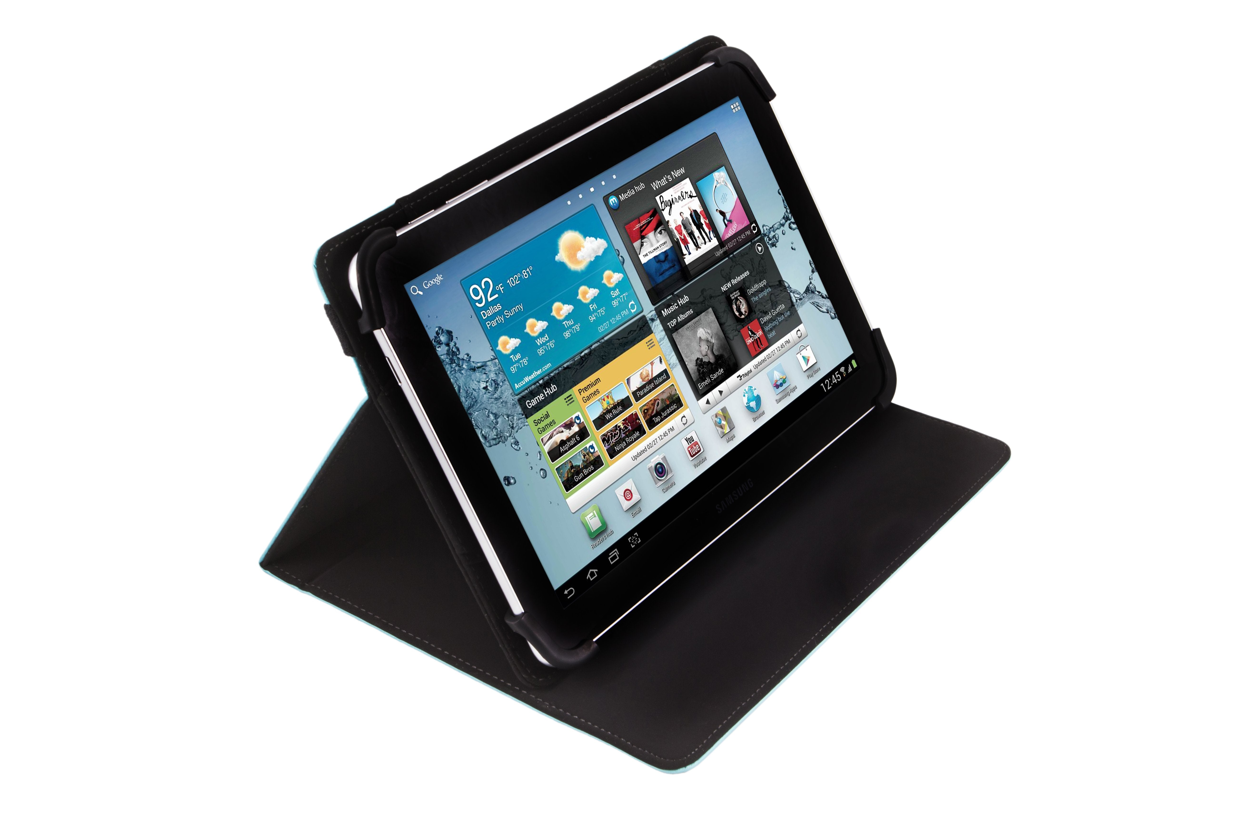 Funda Tablet Universal Silver Ht 9-10.1 Azul Claro