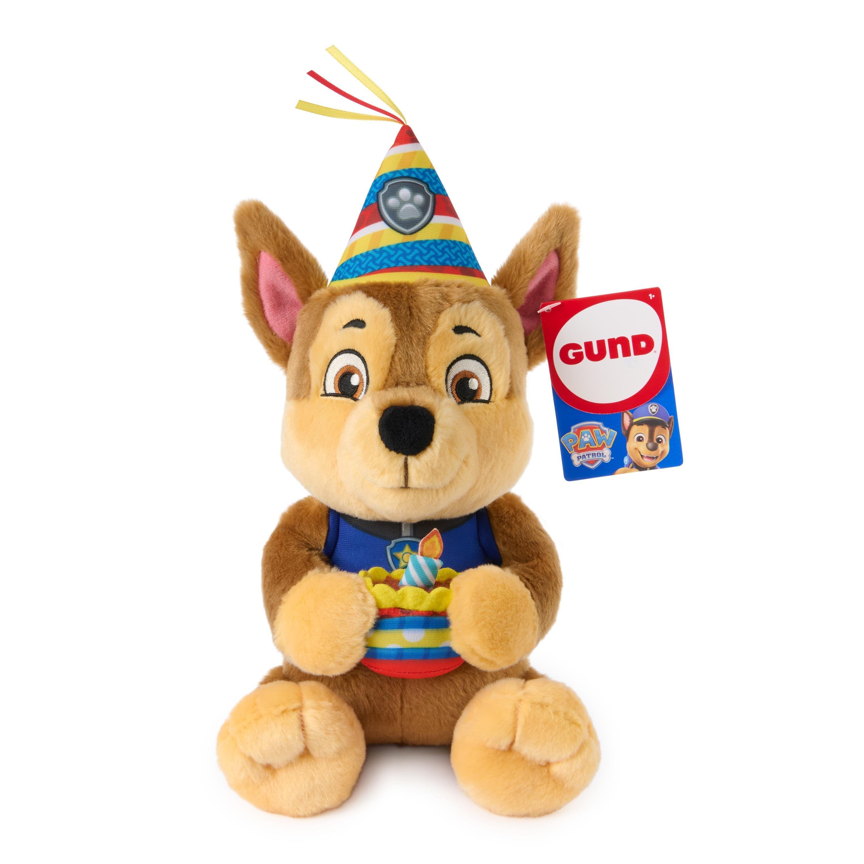 Spin Master Gund - Peluche De Cumpleaños Paw Patrol Chase, Peluche 23 Cm 6076362