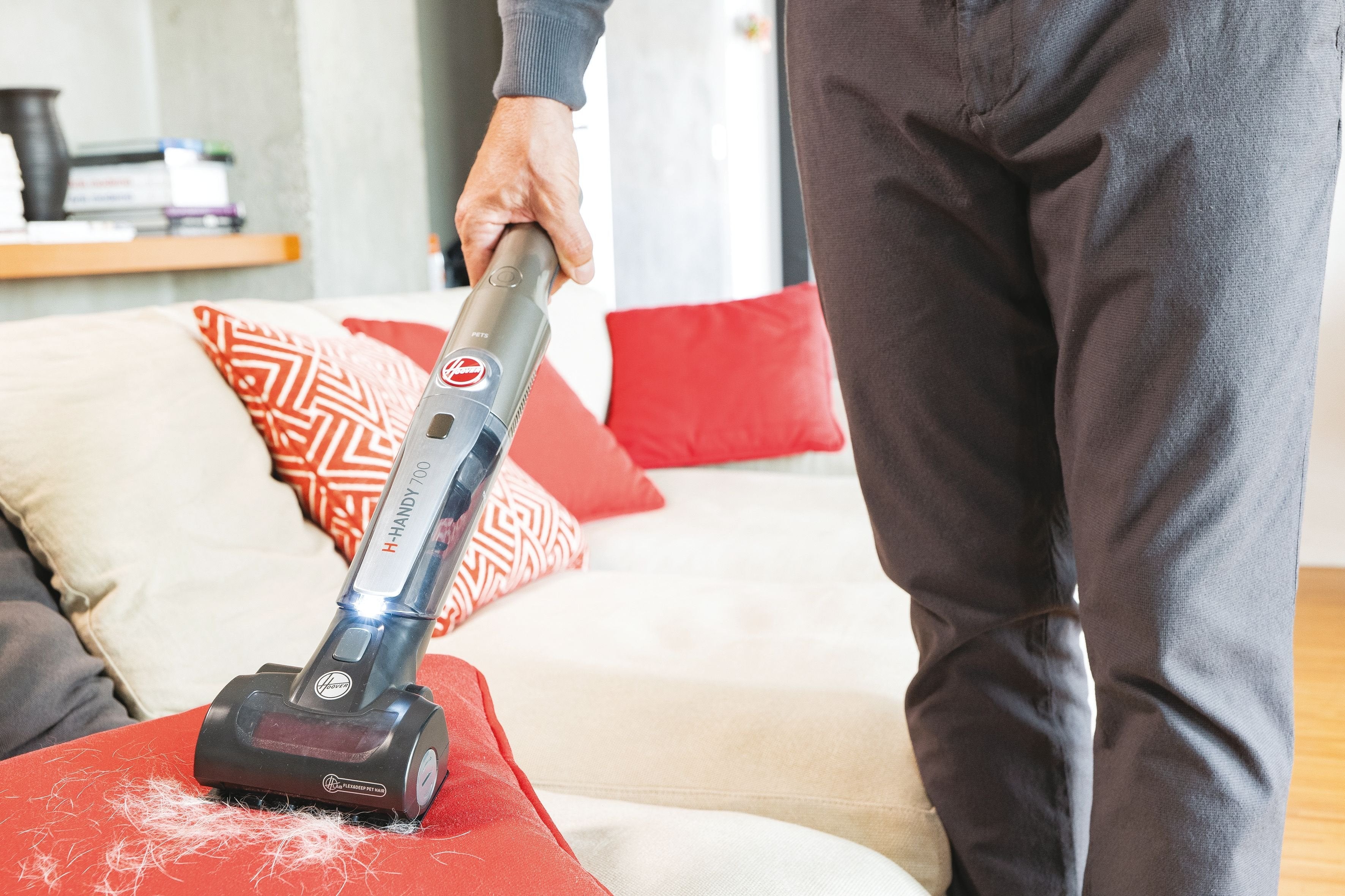 Aspirador De Mano Hoover H-Handy 700 Pets Hh710ppt 120w 39300766