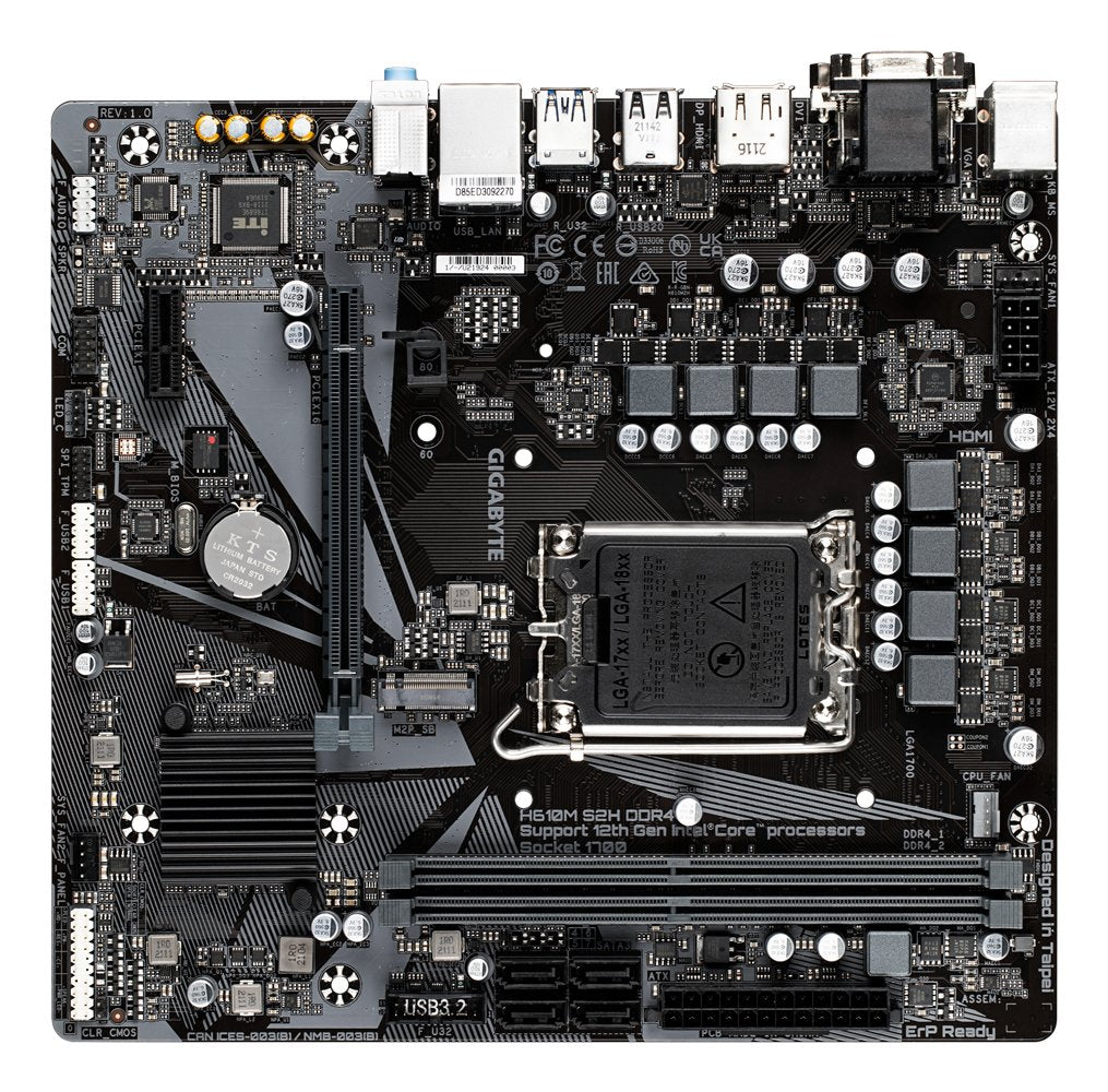 Placa Base Gigabyte H610m S2h Ddr4 Socket 1700 Micro Atx