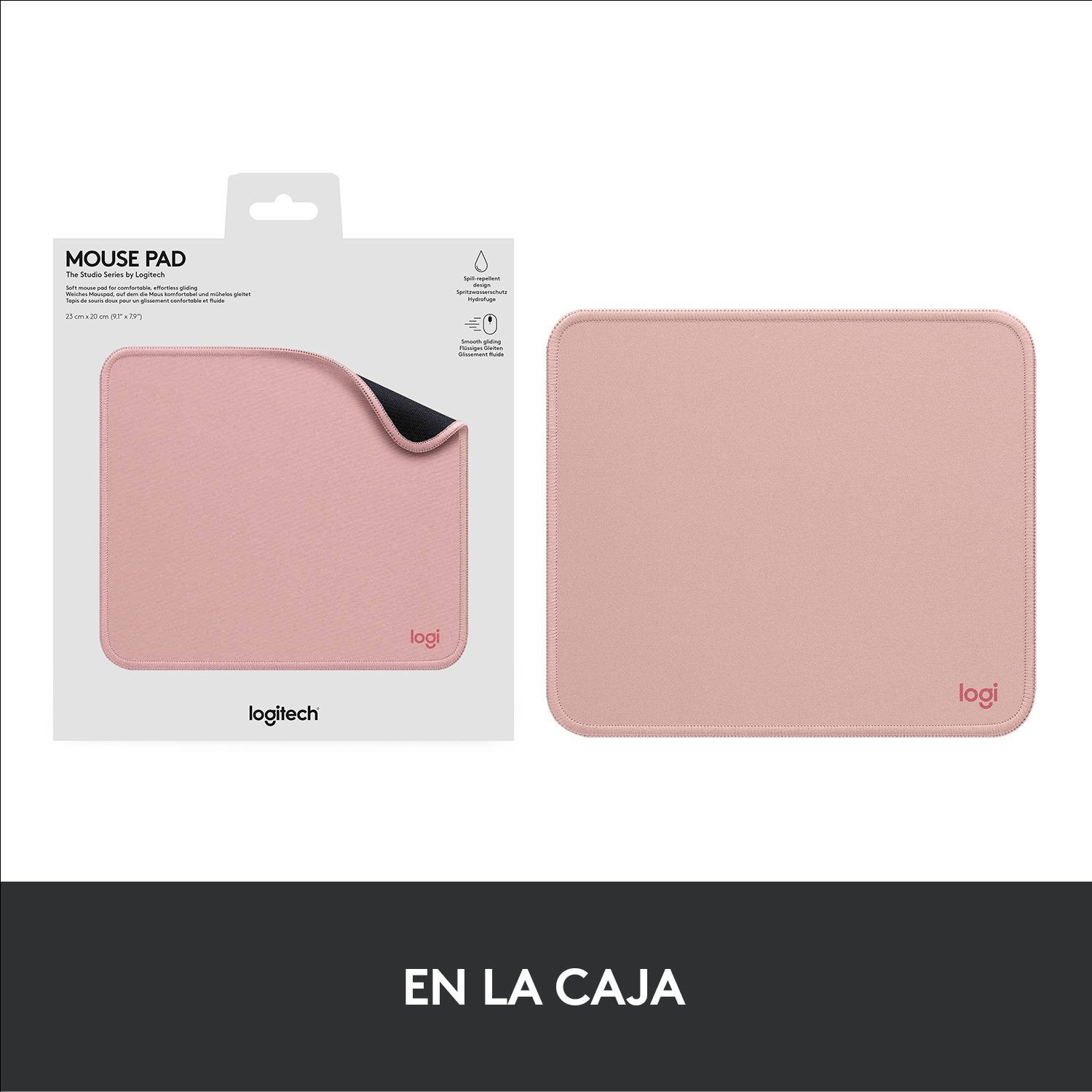 Alfombrilla Logitech Mouse Pad Darker Rose 956-000050