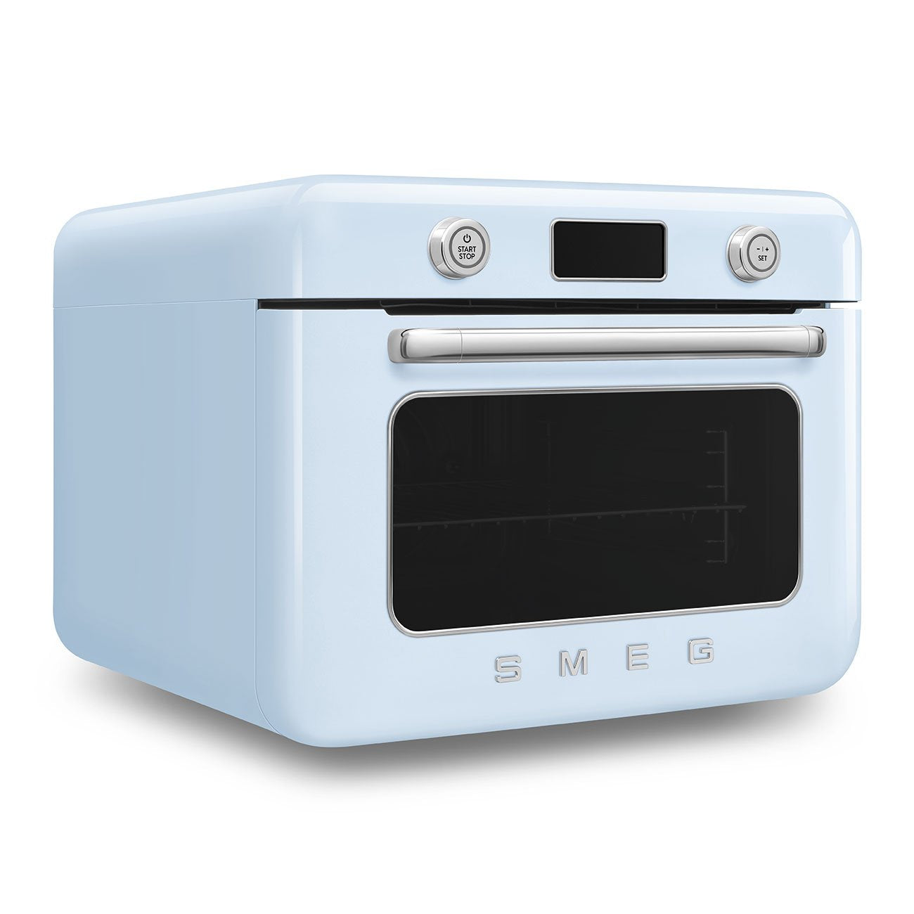 EAN 8017709333874 - Smeg COF01PBEU horno de vapor Pequeño Azul Botones, Giratorio imagen 8