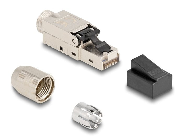 Delock Rj45 Macho Cat.6a Con Prensaestopas
