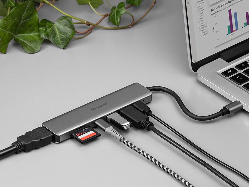 Tracer A-2. Usb Tipo C Hdmi 4k. Usb 3.0. Pdw 60w Adapter