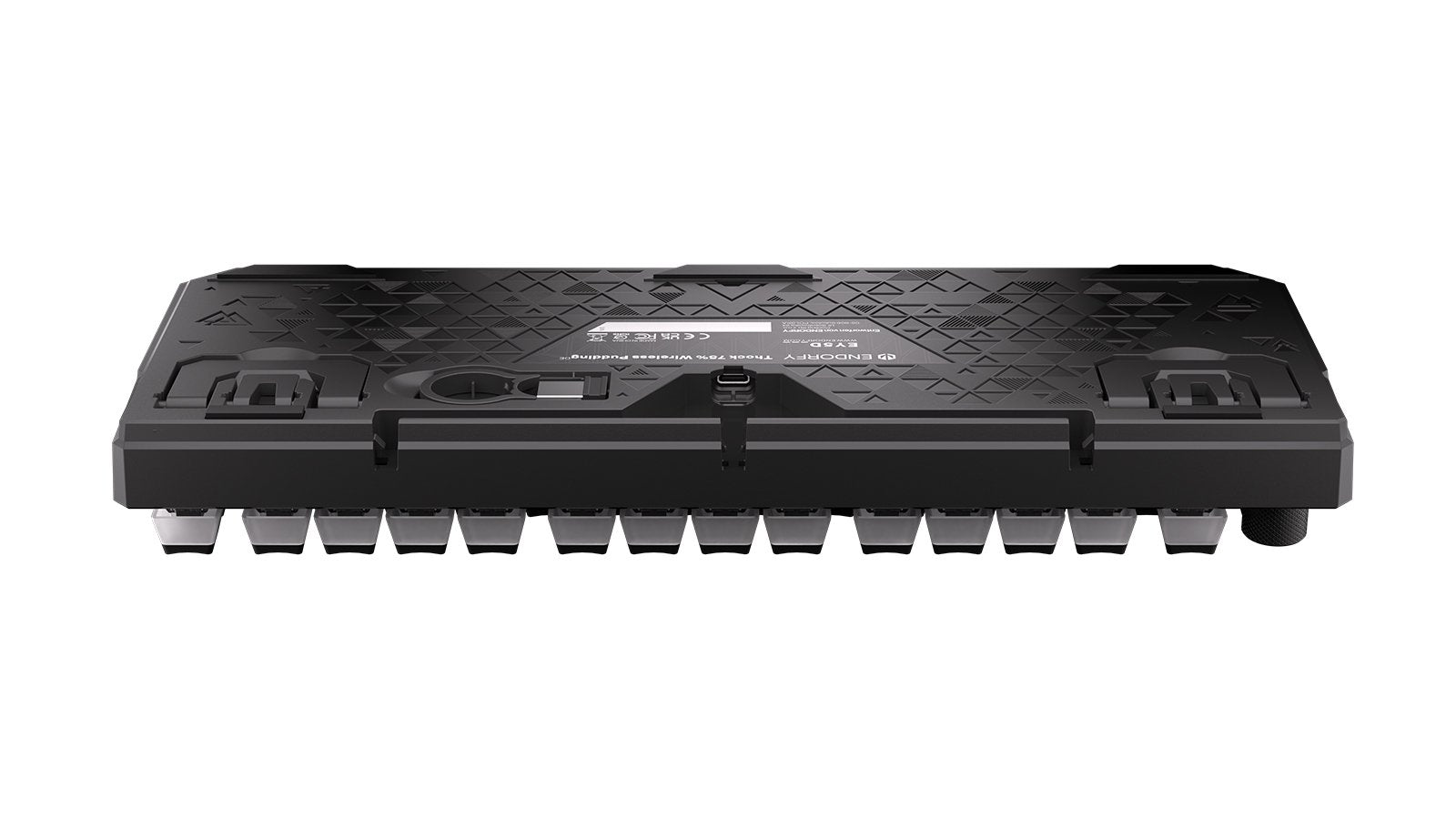 Teclado Alemán Endorfy Thock 75% Rf Inalámbrica + Usb Qwertz Negro