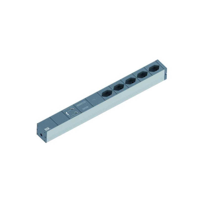 Bachmann 48,26cm 19zoll Steckdosenleiste Gvs 5xt13 Buchsen