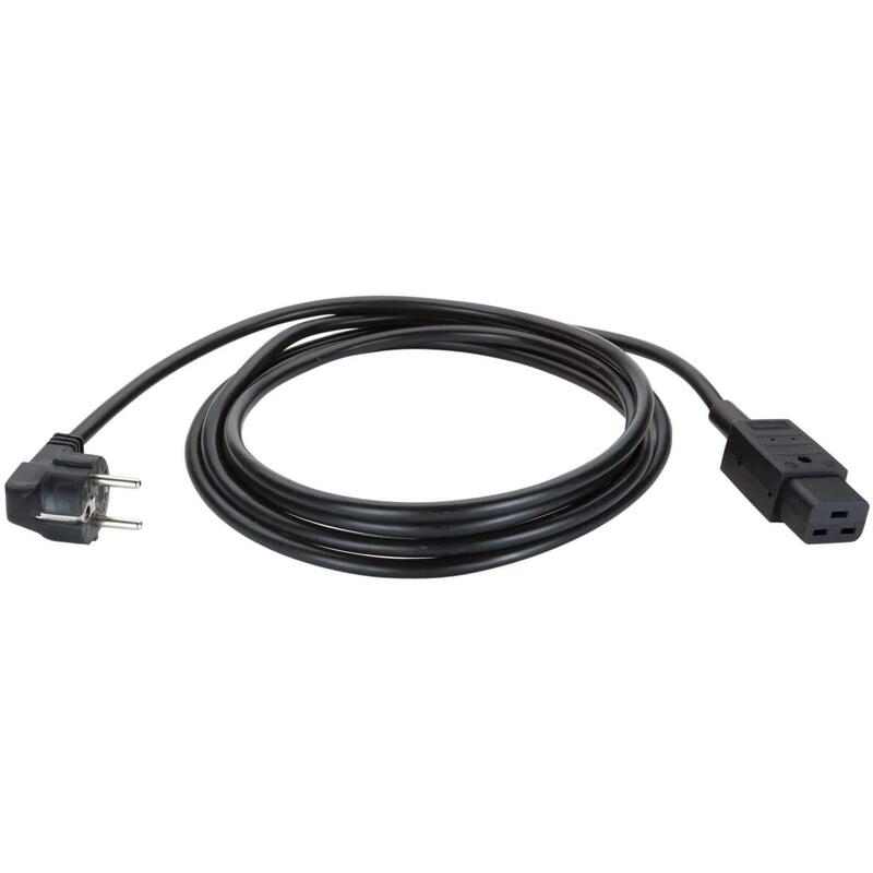 Bachmann, Cable De Alimentación H05vv-F 3g0,75mm² Sw, 2,0m, Tipo 30 35 C13