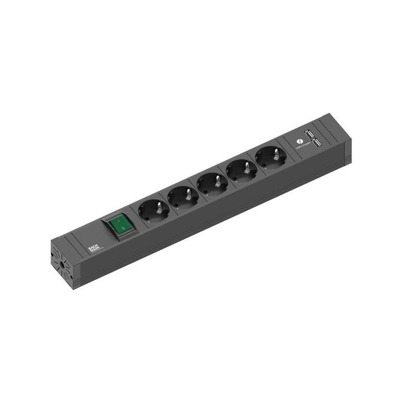 Bachmann Connect Line 420.0021, Regleta De Enchufes De 5 Vías 4.200.021