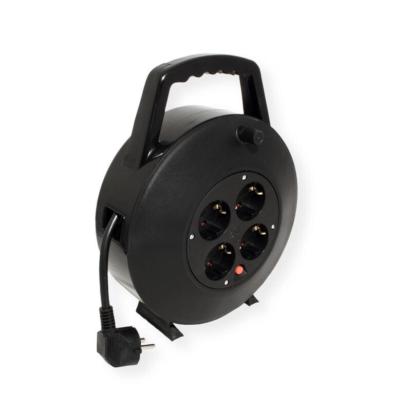 Bachmann Contacto De Protección-Aufrollkabelbox 4vías Ac230v Cable 10m