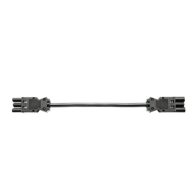 Bachmann Gerteverlngerung Gst18-3 Stecker Kupplung Schwarz 1m