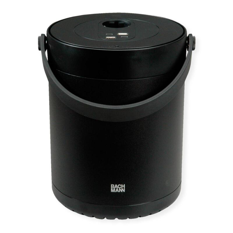 Bachmann Mov:E Power Unit 1x Cee7 3 2x Charger Usb-A C, 220w, Schwarz