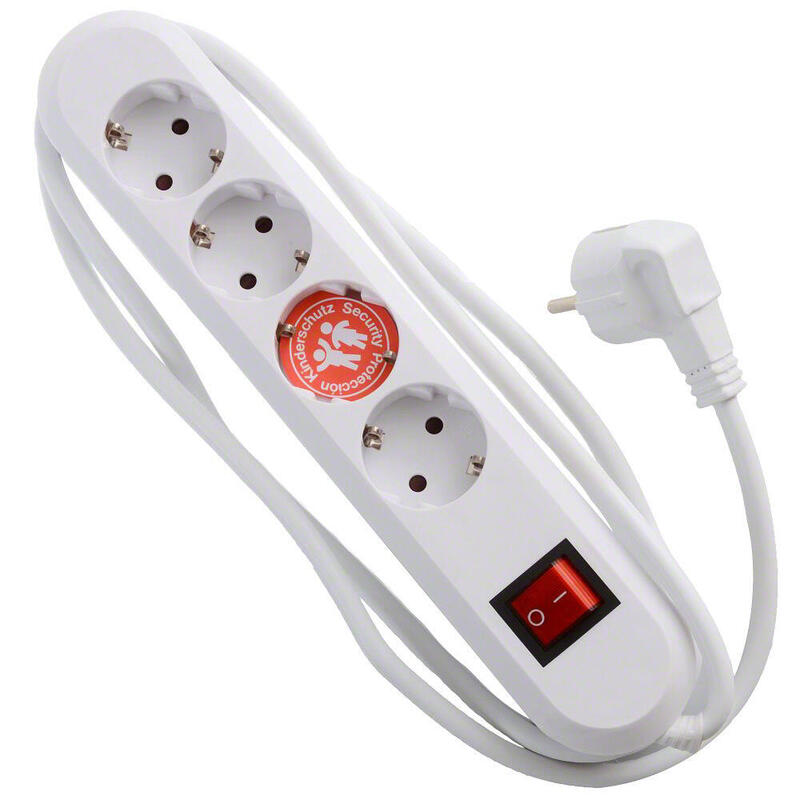 Bachmann Regleta Smart 4 Salidas Blanco 1,5m, Con Interruptor