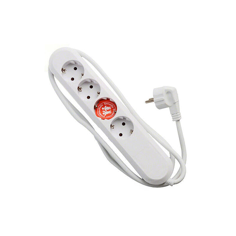 Bachmann Regleta Smart 4 Tomas, Blanco 1,5m, Ohne Schalter