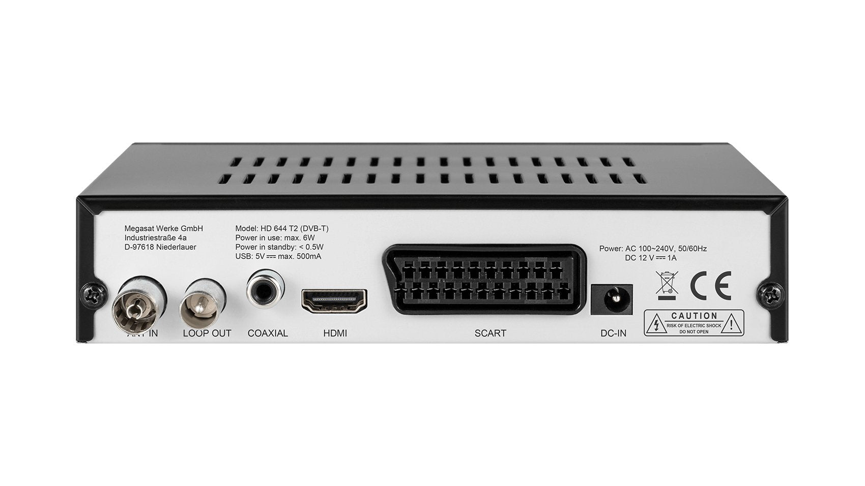 Megasat Hd 644 T2 Dvb-T2 Receiver