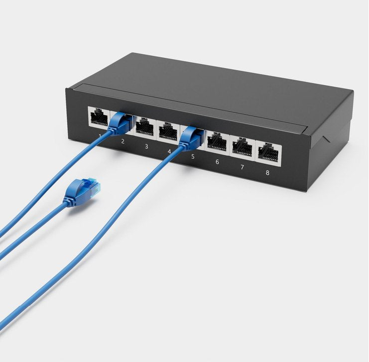 Shiverpeaks Cable De Red Cable De Red Cat.6 U/Utp Slim Azul 5m