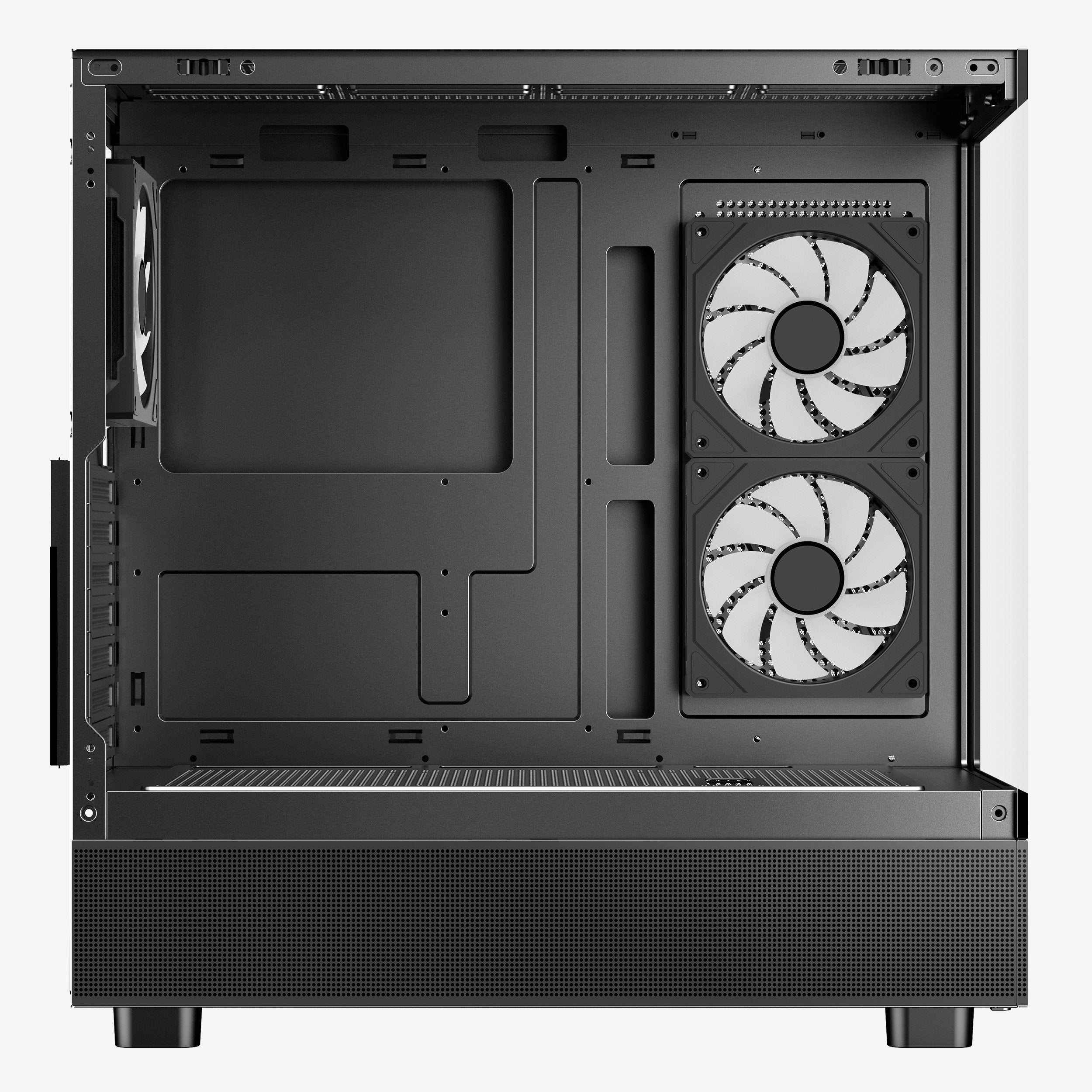 Caja Pc Abysm Danube Sava H400 Prime Black Atx, Mini-Itx, Micro Atx - Lateral Y Frontal Cristal Templado - 3.5" Y
