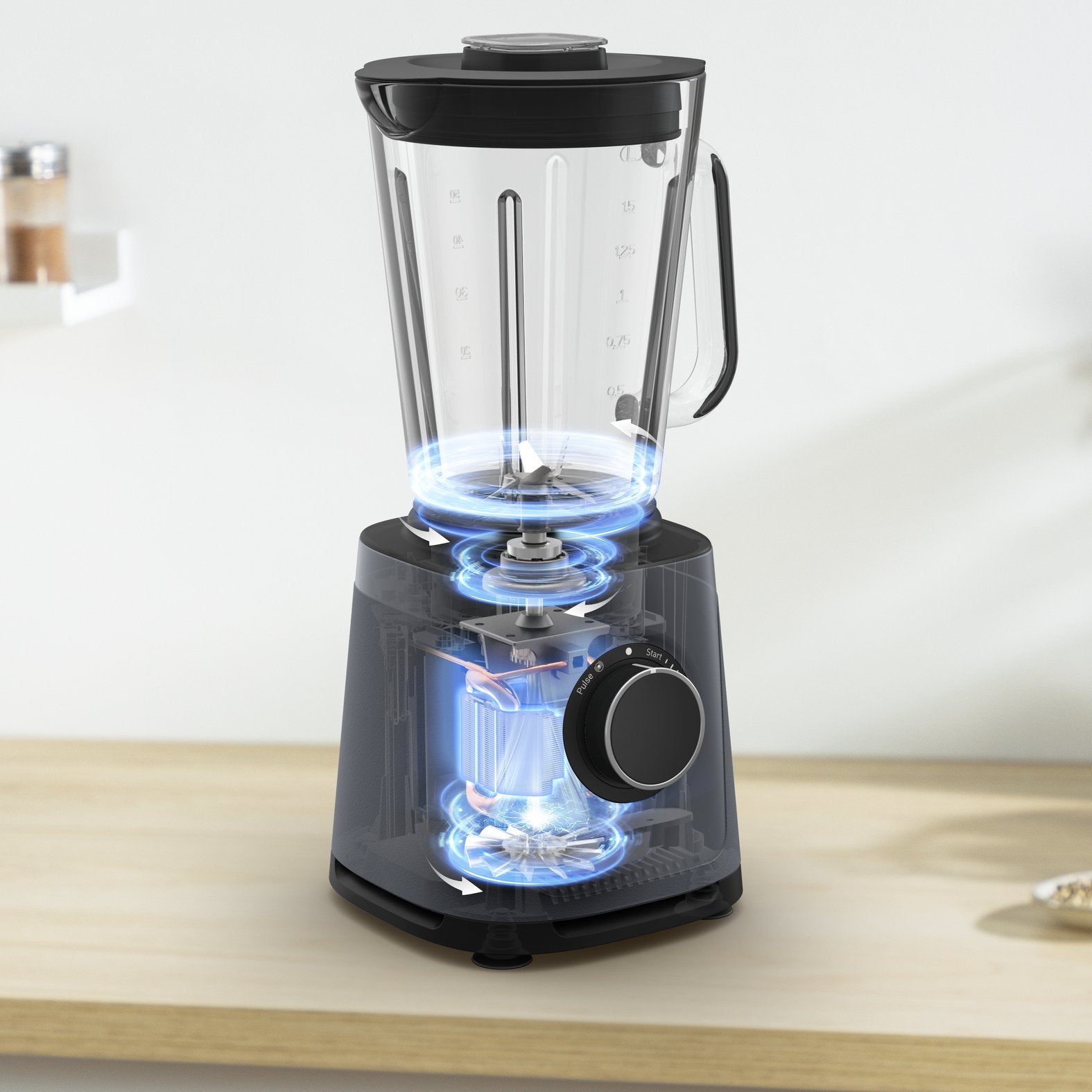 EAN 3016667294215 - Tefal PerfectMix Essential BL771BF0 licuadora 1,75 L Batidora de vaso 1200 W Negro imagen 8
