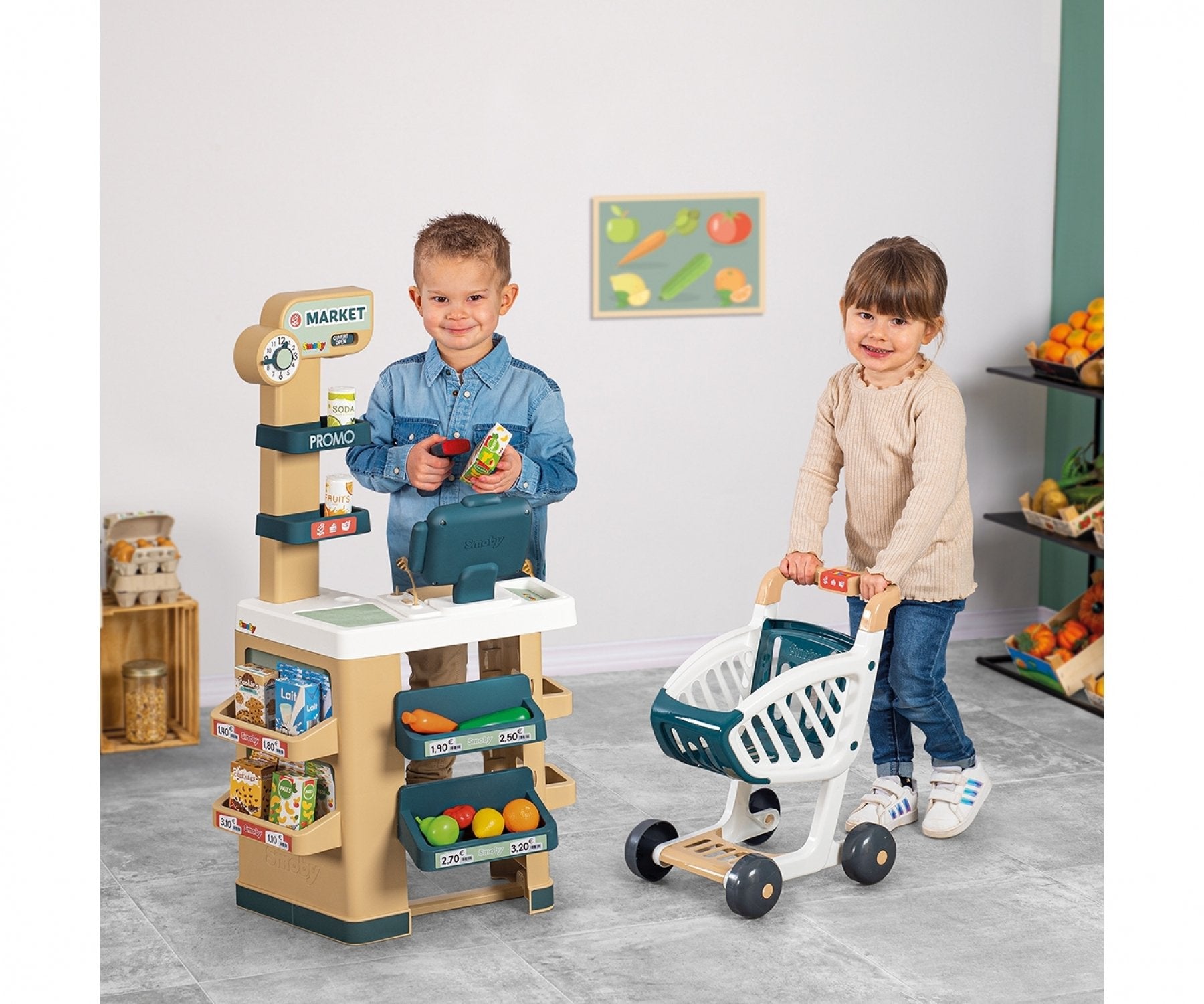 Smoby Supermarkt Mit Einkaufswagen Modell 2023