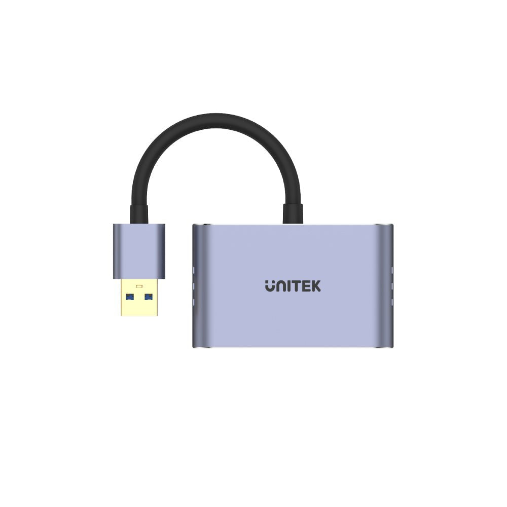 EAN 4894160047885 - UNITEK V1304A adaptador de cable de vídeo 0,15 m USB tipo A HDMI + VGA (D-Sub) Gris imagen 3