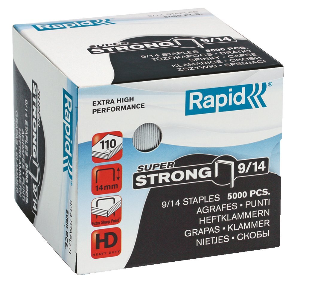 Rapid 9/14 Paquete De Grapas 5000 Grapas