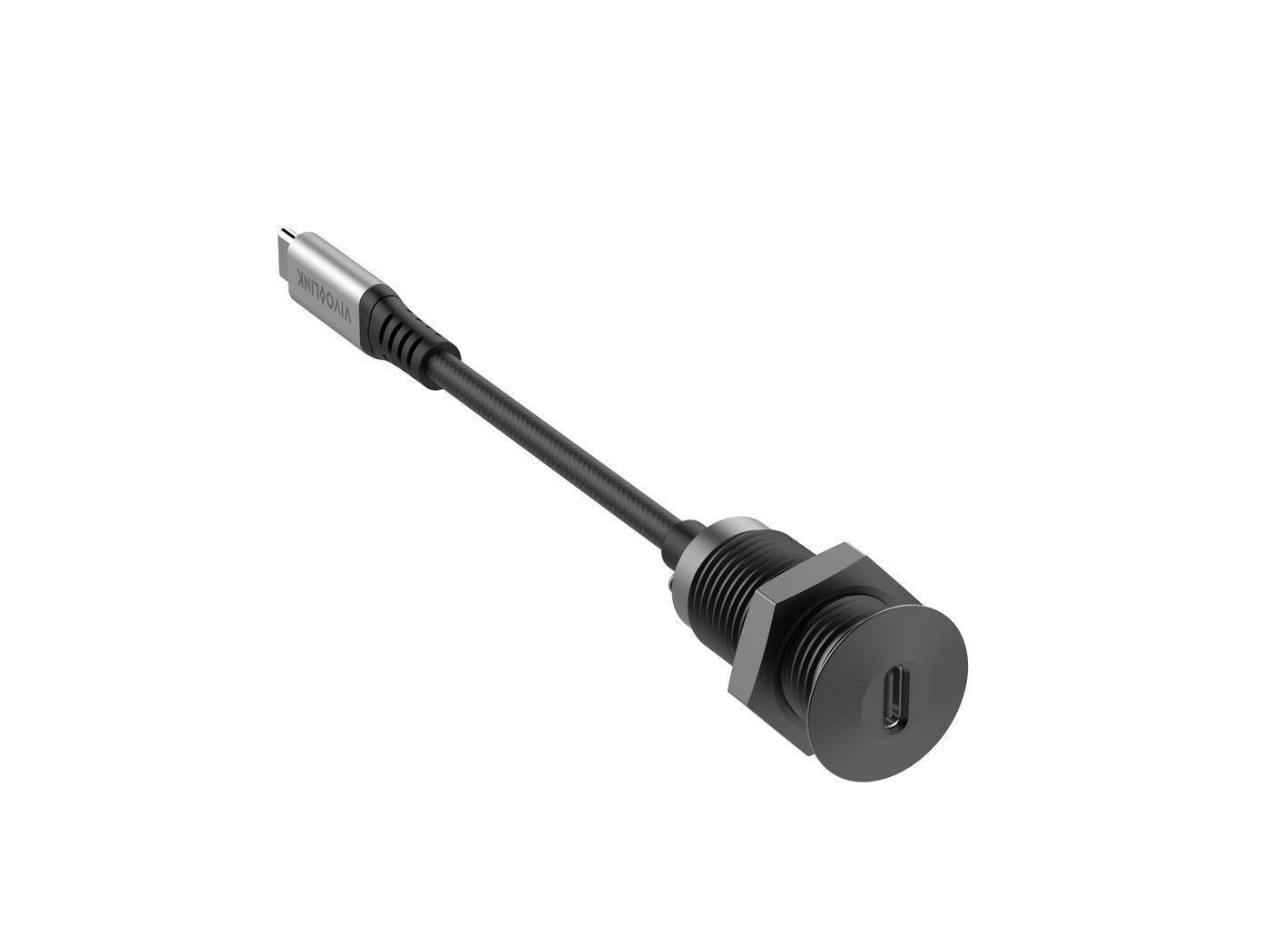 Vivolink Prousbcmf0.3socket-B Cable Usb 0,3 M Usb 3.2 Gen 2 (3.1 Gen 2) Usb C Negro