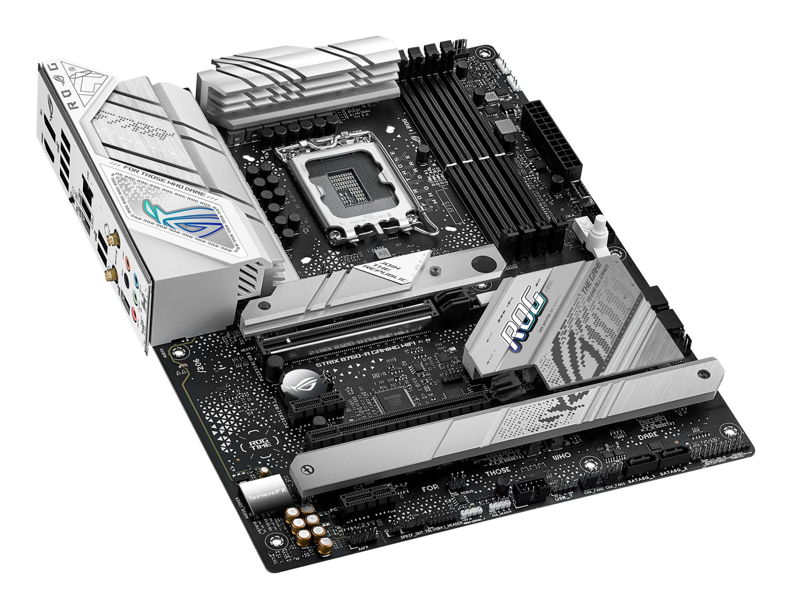 Placa Asus Rog Strix B760-A Gaming Wifi,Intel,1700,B760,4ddr5,128gb,Hdmi+Dp,4sata+3m.2,3usb 3.2+2usb-C,2.5gb+Wifi6e+Bt5.3,Atx