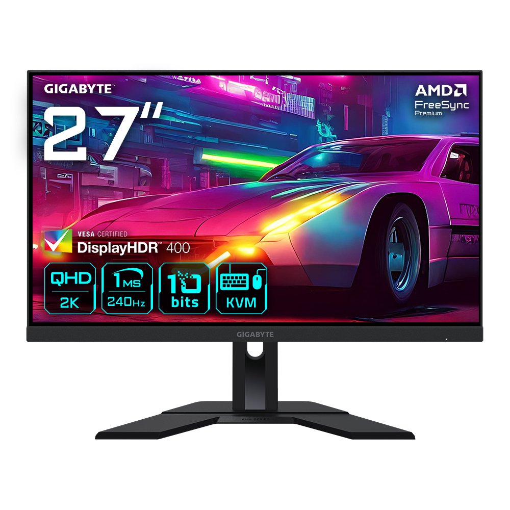 Monitor Gigabyte M27q X 68,6 Cm 27" 2560 X 1440 Pixeles Quad Hd Led Negro