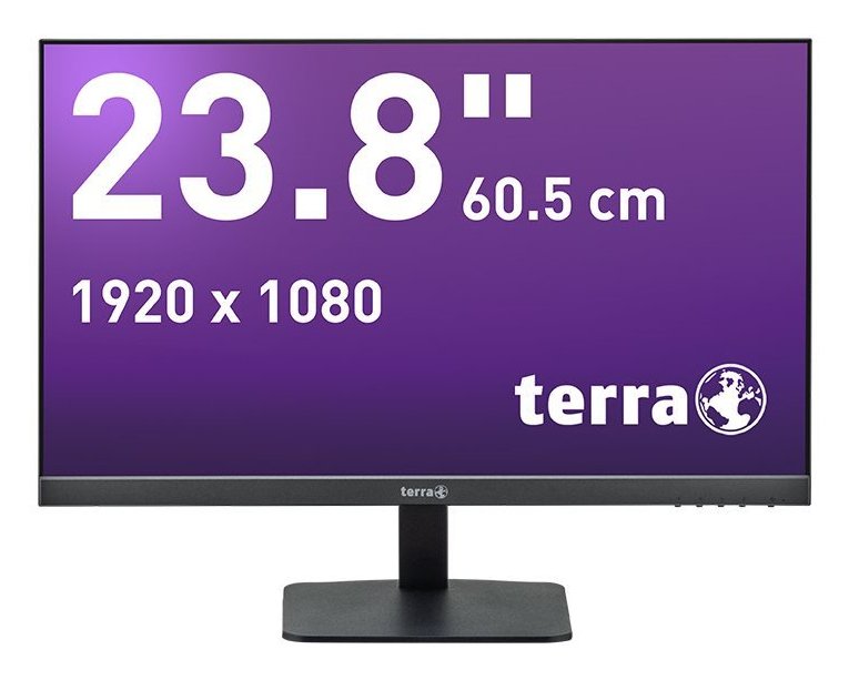 EAN 4039407077229 - TERRA 3030220 pantalla para PC 60,5 cm (23.8") 1920 x 1080 Pixeles Full HD LCD Negro imagen 1