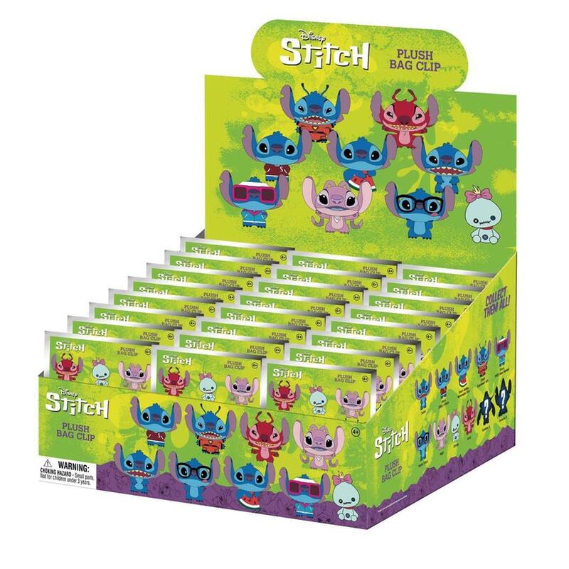Bag Clip De Peluche Stitch