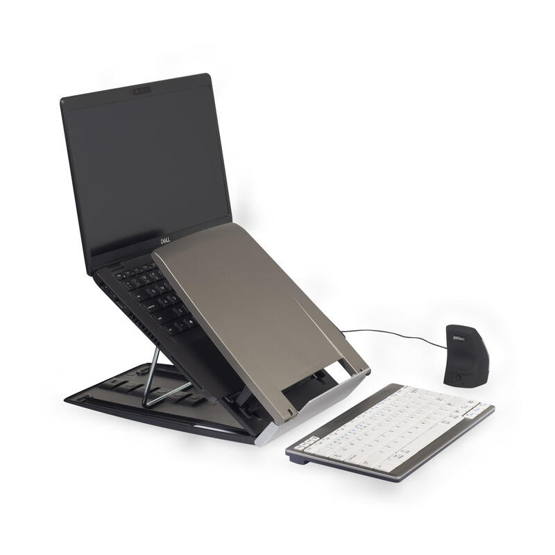 Bakker Elkhuizen Soporte Portatil Ergo-Q330 6 Niveles Alu Silver Retail