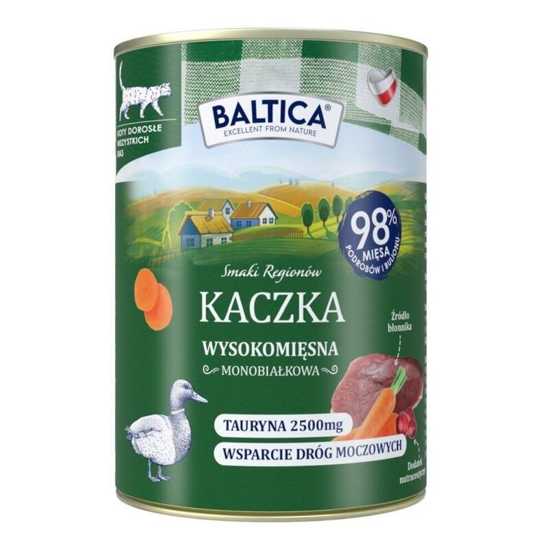 Baltica Flavors Of The Regions Duck Mono - Comida Húmeda Para Gatos - 400g