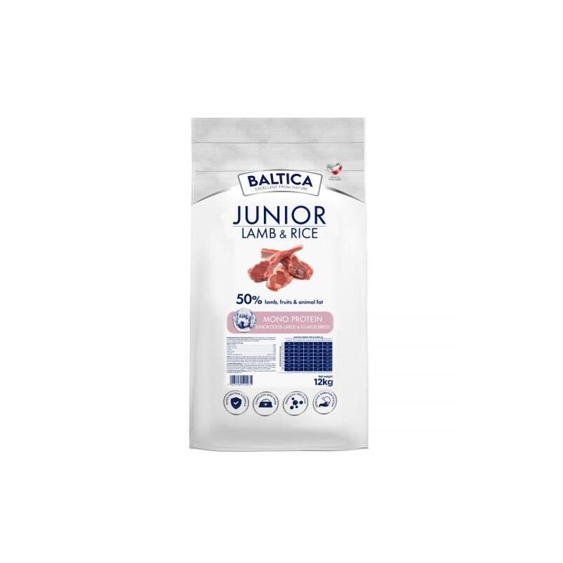 Baltica Nutraceutic Hypoallergenic Junior Lamb & Rice L / Xl 12kg