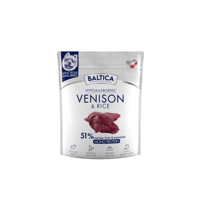 Baltica Nutraceutic Hypoallergenic Venison & Rice Xs / S 1kg