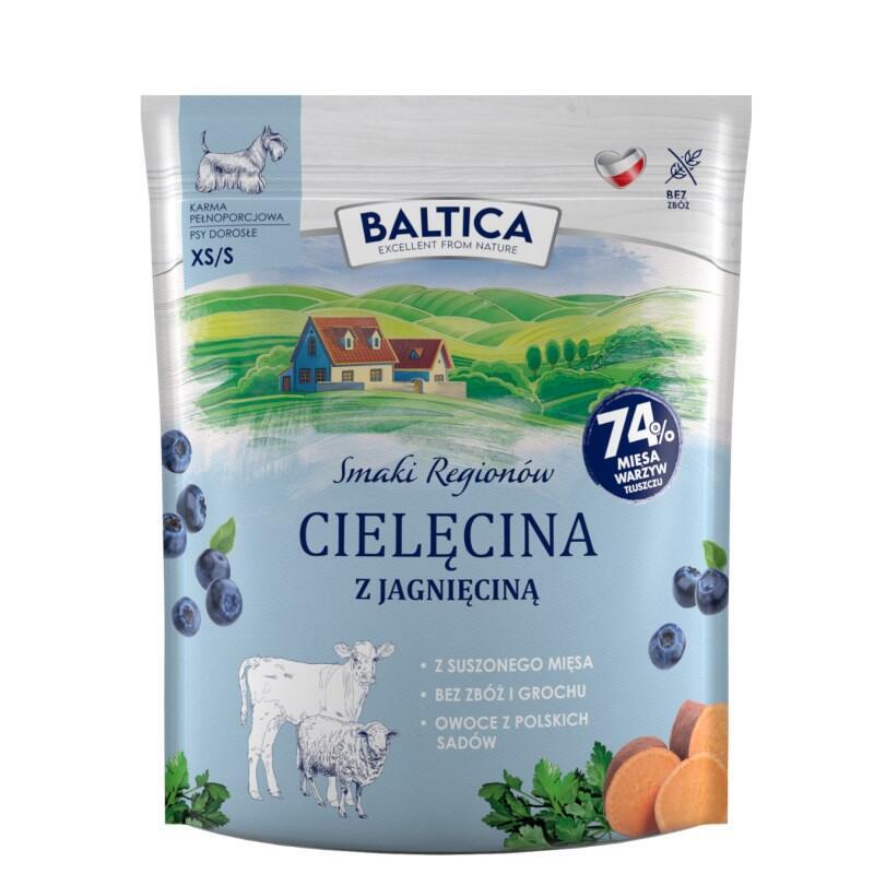 Baltica Smaki Regionów Razas Pequeñas Ternera Con Cordero - Alimento Seco Para Perros - 1 Kg