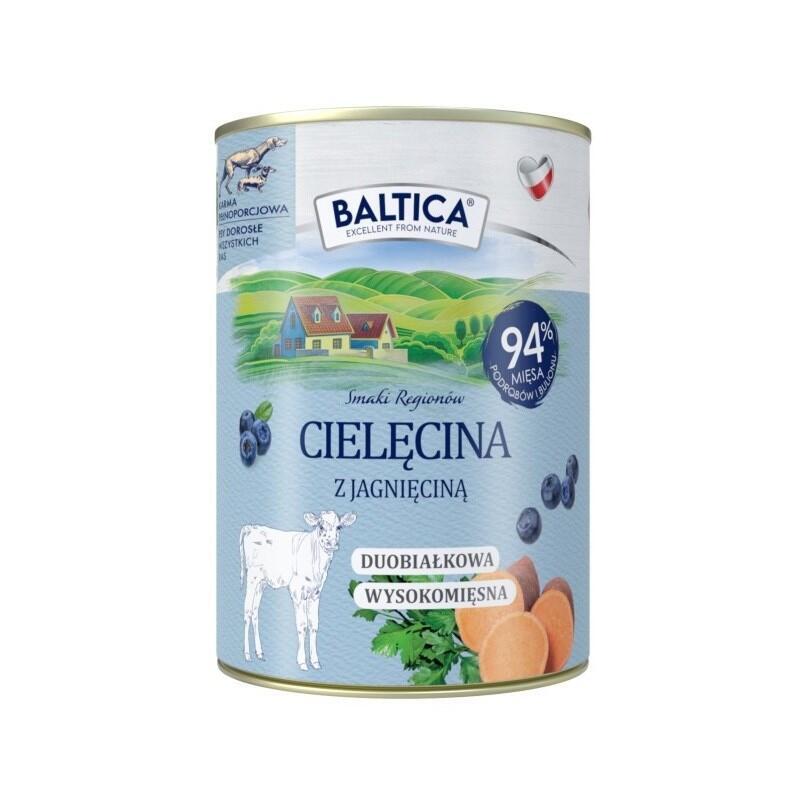 Baltica Smaki Regionów Ternera Con Cordero - Comida Húmeda Para Perros - 400 G
