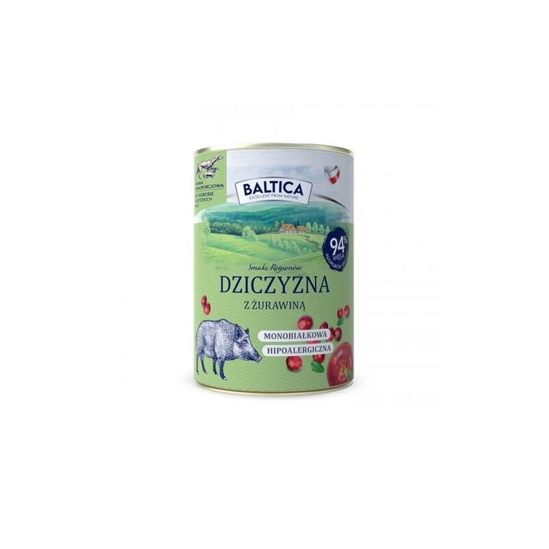 Baltica Smaki Regionów Venado Con Arándanos - Comida Húmeda Para Perros - 400 G