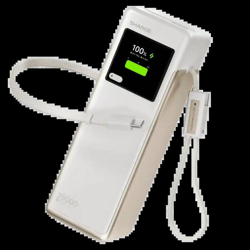 Banco De Energía Sharge Hypertower X6 Blanco 170 (4 En 1, 170 W, 25 K)