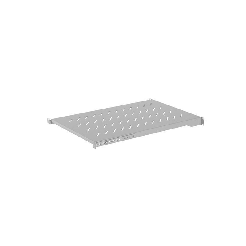 Bandeja Para Armario Rack 19" 1000 Mm Gris 1u/483x700mm Carga Máxima Para 25kg, Montaje 4 Punktowy