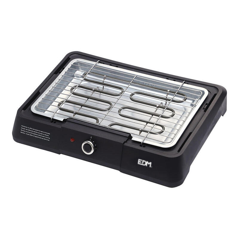 Barbacoa Eléctrica Negra, 2200 W