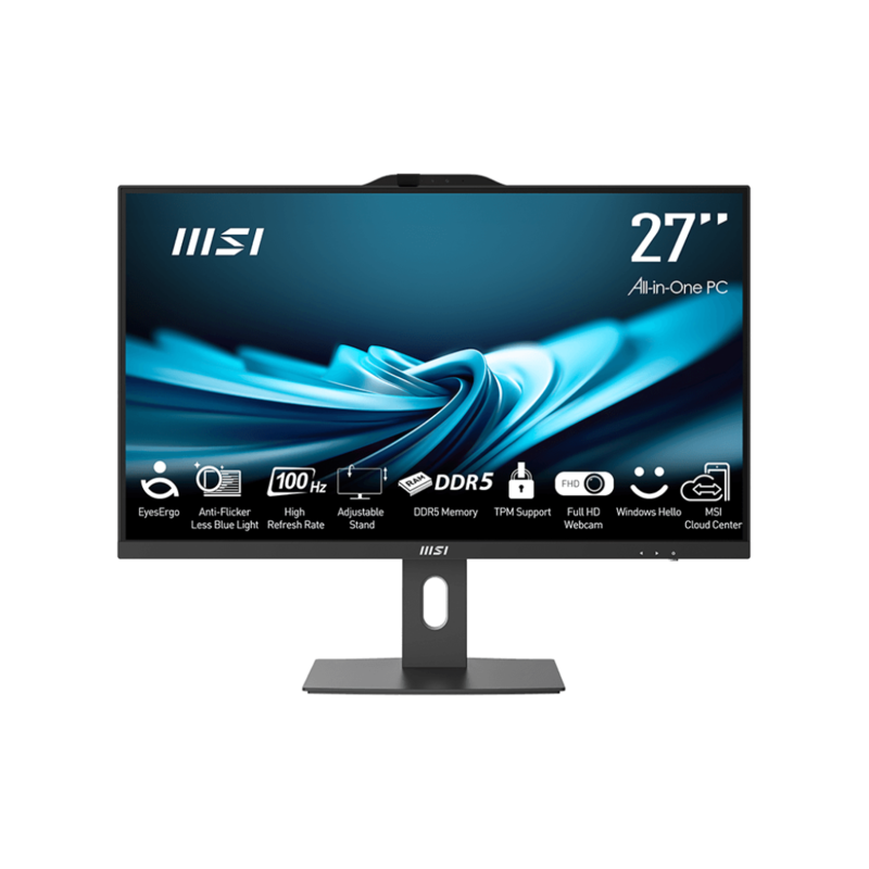 Barebone Msi Aio Pro Ap272p 14m-023beu Black 27'/ Wi-Fi 6e/ Chipset: Intel H610/ Ddr5- So-Dimm