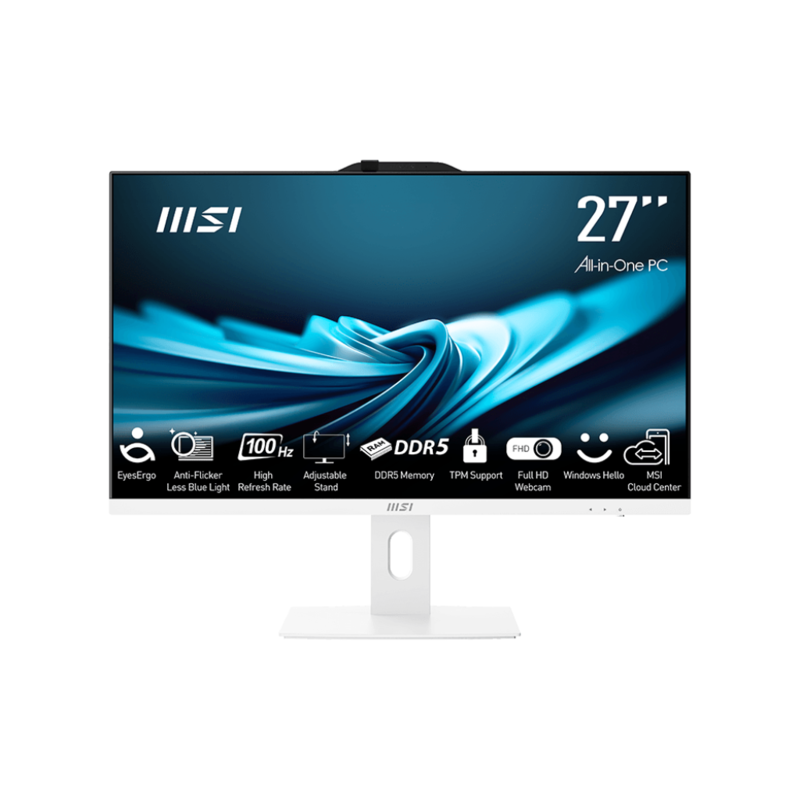 Barebone Msi Aio Pro Ap272p 14m-024beu White 27'/ Wi-Fi 6e/ Chipset: Intel H610/ Ddr5- So-Dimm