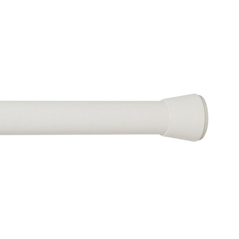 Barra Extensible Multiuso A Presión Sin Taladro, Blanca, Ø2,8 - 2,5 X 50 - 80 Cm