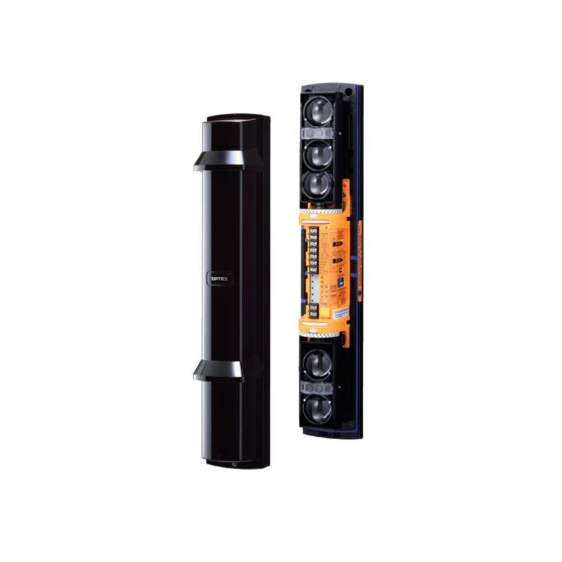 Barrera De Infrarrojos 4 Haces Protección Perimetral 200m Doble Modulación, 4 Frecuencias Antifog Optex Sl-650qdm