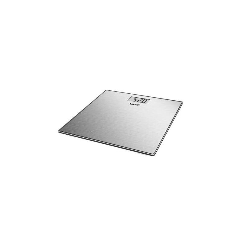 Báscula De Cocina Muvip Luxury Bascula Digital De Baño - Plataforma Acero Inoxidable - Sensores Alta Precision - Apagado Automatico - Peso Max. 180kg